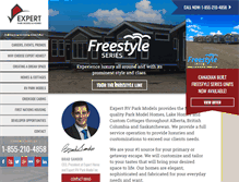 Tablet Screenshot of experthome.ca